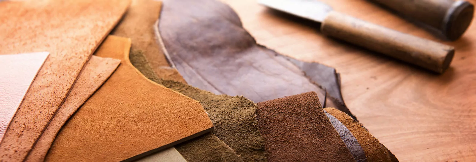 Zurichtung des Leders